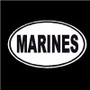 Marines Oval Decal