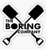 boring company elon the B&W sticker 66
