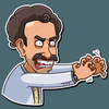 borat very nice funny cat sticker 21
