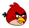 Angry Birds Red 3 Vinyl Decal