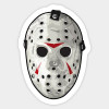 JASON HALLOWEEN MASK STICKER