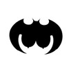 Batman Signal with BOOBS Vinyl Decal Sticker