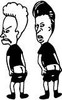 Beavis and Butthead Decal Moonin