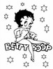Betty Boop with Stars Decall 1284