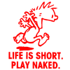 Calvin play naked decal 180