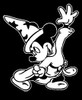 Wizard Mickey Decal Sticker