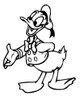 Diecut Donald Duck Stickers 2899