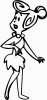 Wilma Flintstone Decal Sticker