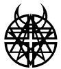 Disturbed Pentagram Horns Logo Decal