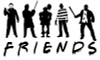 HORROR FRIENDS DIECUT CARTOON DECAL