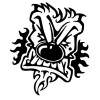 ICP Evil Clown Face Die Cut Sticker 1214
