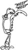 Road Runner Beep Beep Sticker 2