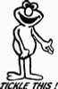 Elmo Tickle This Decal 2429