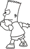 Bart Simpson Sticker
