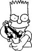 Bart Slingshot Decal