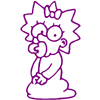 Maggie Simpson decal 796