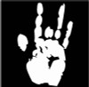Jerry Garcia Handprint Grateful Dead Band Sticker