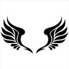 Angle Wings Decal 5
