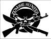 zombie hunter gun knife crossbow decal