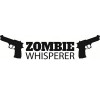 zombie whisper die cut car decal