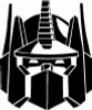 Optimus Prime Transformers Die Cut Decal