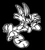 Bugs Bunny Funny Face Decal Sticker