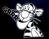 Diecut Tigger Decal 1480
