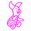 Pigglet sitcker 053a