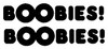 Boobies Funny Sticker PAIR
