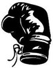 Boxing Glove Diecut Vinyl Decal