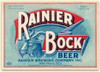 Rainier Bock Beer Label Sticker