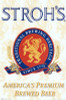 Strohs Beer Label