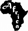 African Die Cut Vinyl Decal 6