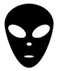 Alien Face Sticker