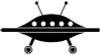 spaceship alien ufo decal