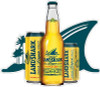 LANDSHARK FIN LOGO with Bottle and can sticker