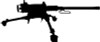 US Army M2 Machine Gun Die Cut Decal