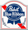 Pabst Blue Ribbon Beer Label 3