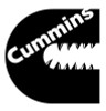 Cummins with Teeth Trucker Decal
