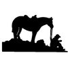 Cowboy with Horse decal 598