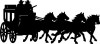 Stagecoach cowboy western decal 2