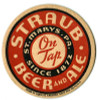 Straub Beer Coaster Sticker