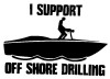i support off shore drilling boating sticker