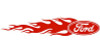 Ford Flames Mirrored Pair