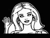 Barbie Wave Vinyl Sticker Decal
