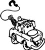 Tow Mater Cars Vinyl Decal