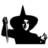 Wicked Witch vinyl car decal 422A