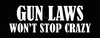 gun laws wont stop crazy