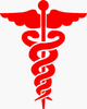caduceus Medical Die Cut Sticker