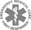 First Responder Decal Sticker